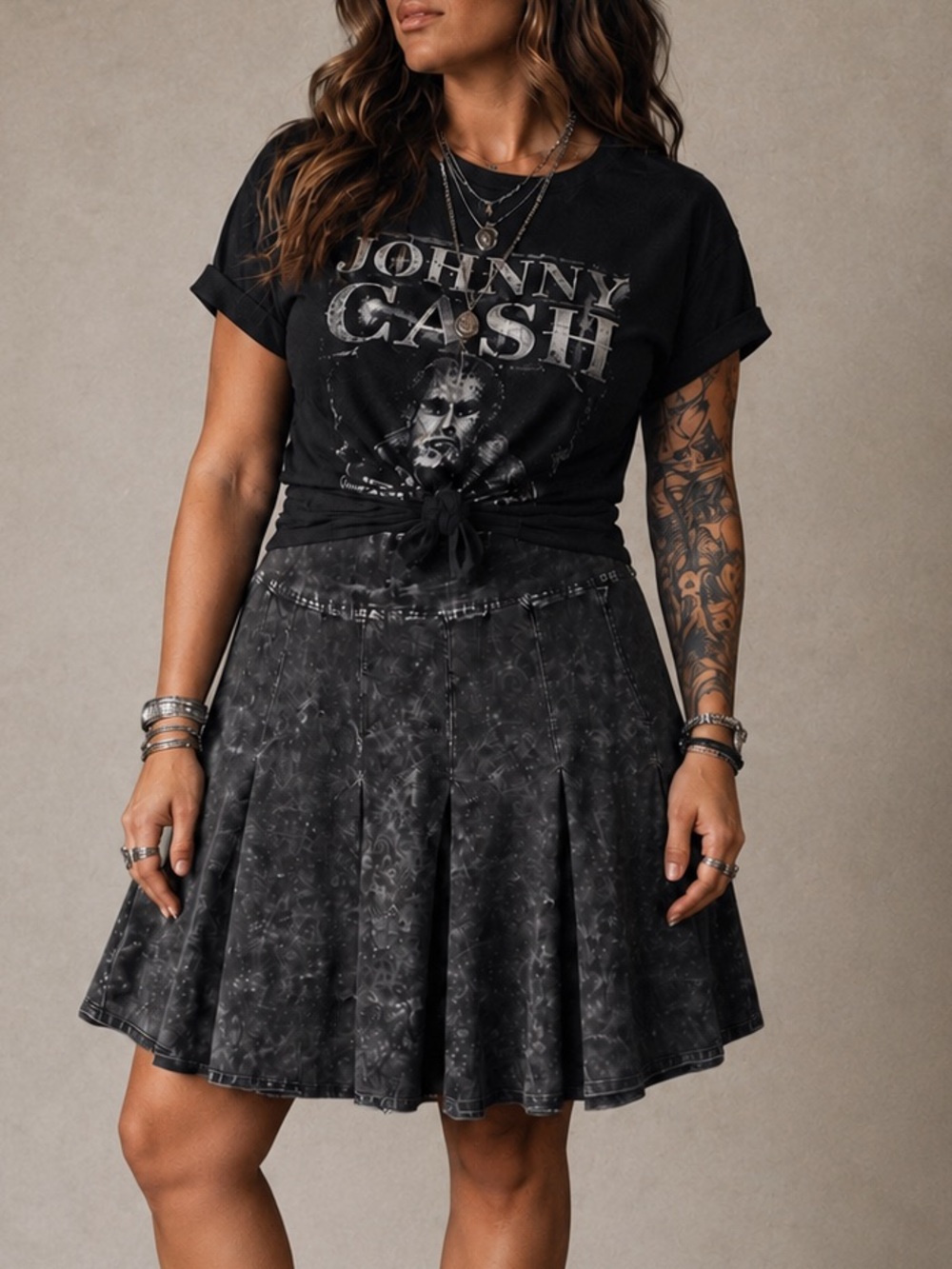 🖤 Torrid black Wash Skater Skirt 🖤